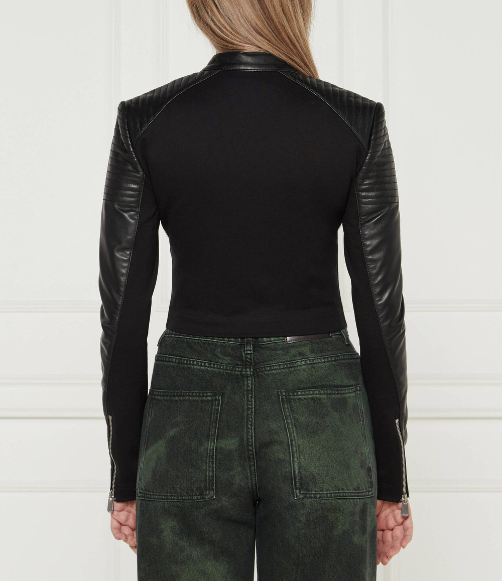 Кожаная куртка BATMAN Pinko - черный(103883 Y75K)