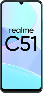 Смартфон realme C51 4/64 ГБ RU, Dual nano SIM, зеленый
