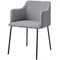 Серый стул Koping на черных металлических ножках | Купить в Hallberg.ru