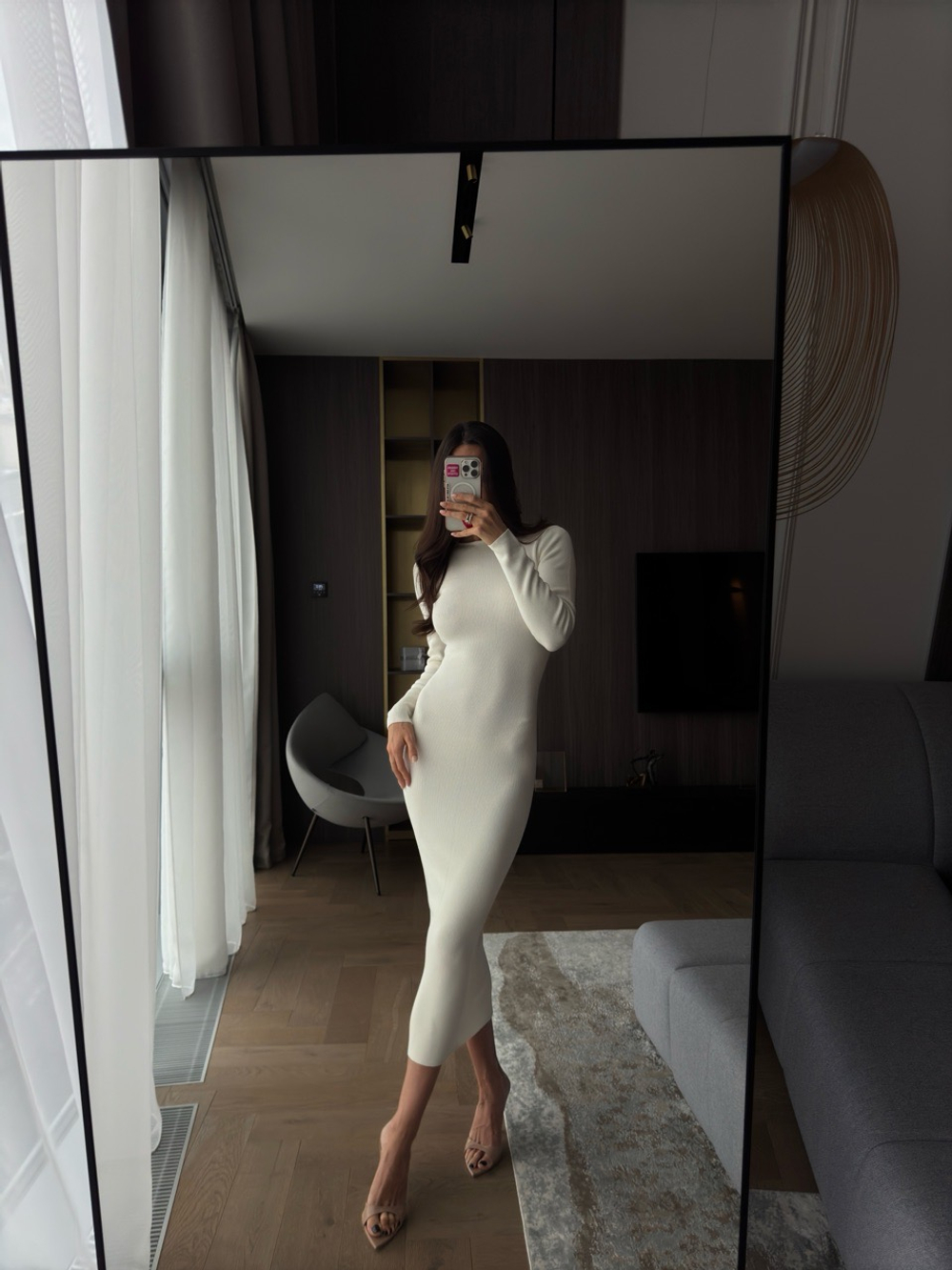 Платье DIANA с длинным рукавом