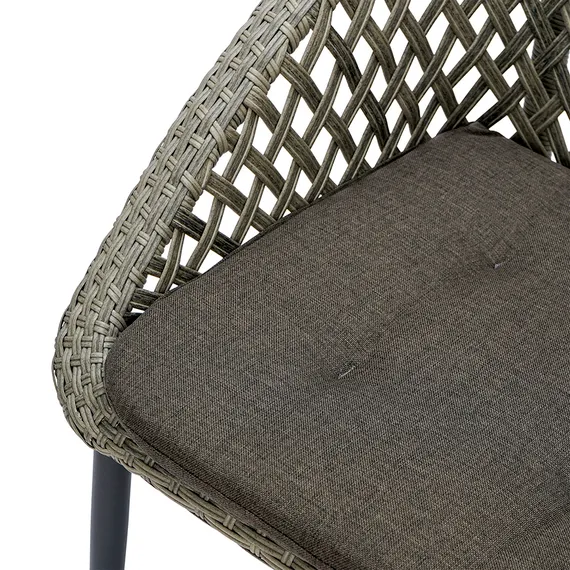 Плетеный стул Sverre, серый