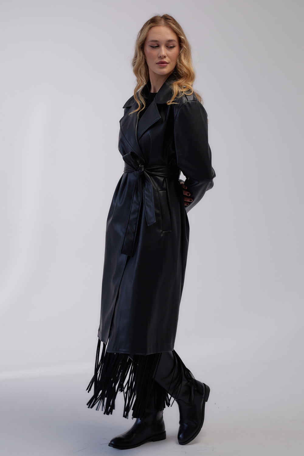 Плащ Rinascimento экокожа