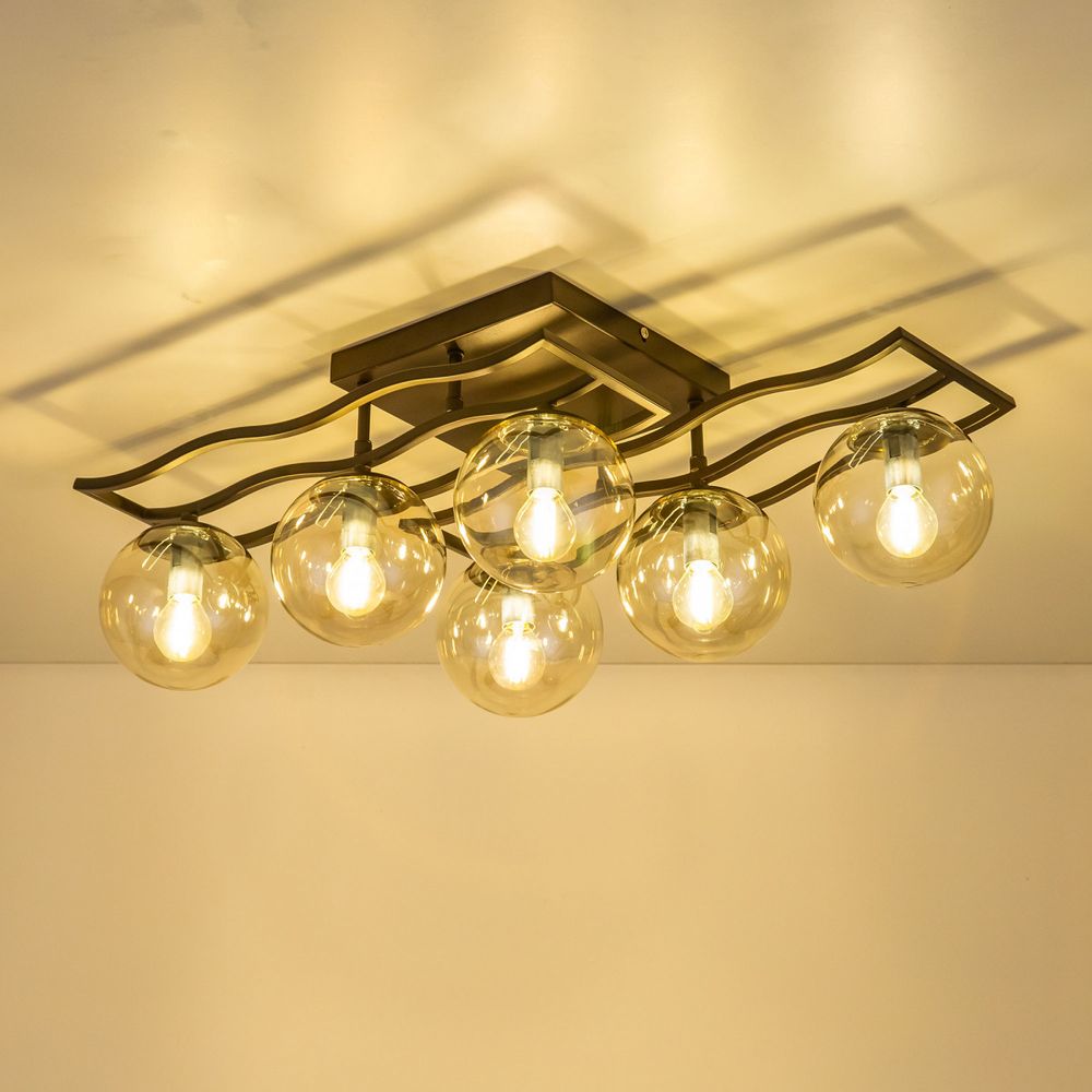 Citilux Бриз CL106265 Люстра потолочная Венге