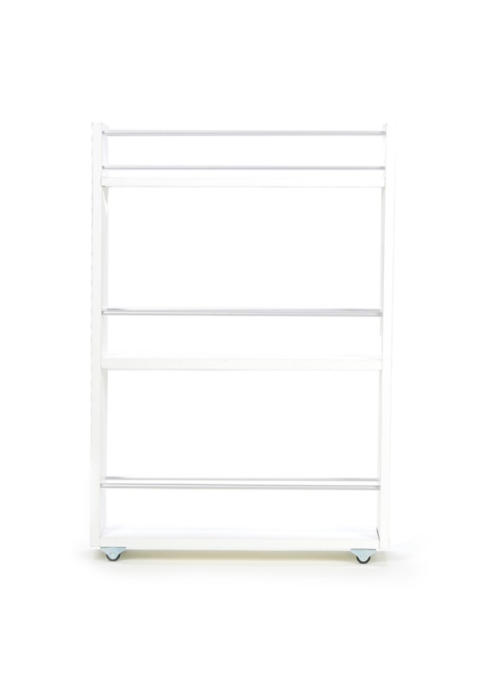 Полка выдвижная, для кухни и ванной комнаты 76х52х16 см, 3-х этажная, белый