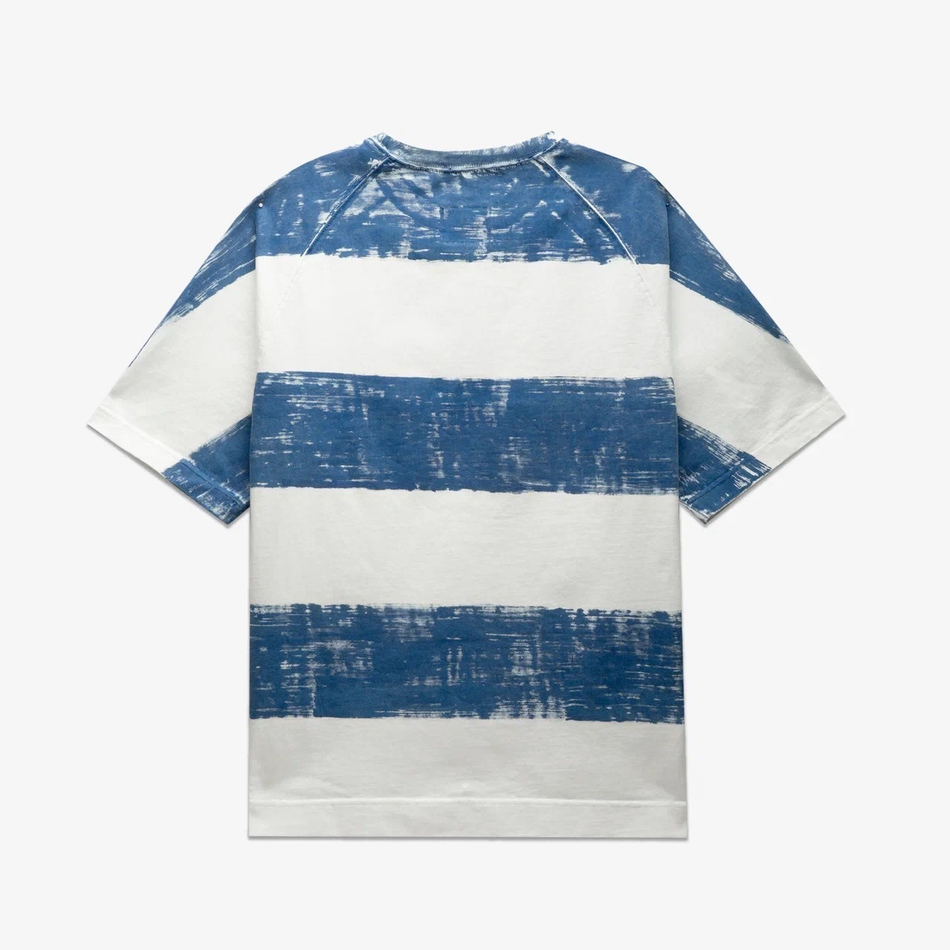 TSHRT  Stripe Hand Painted Navy