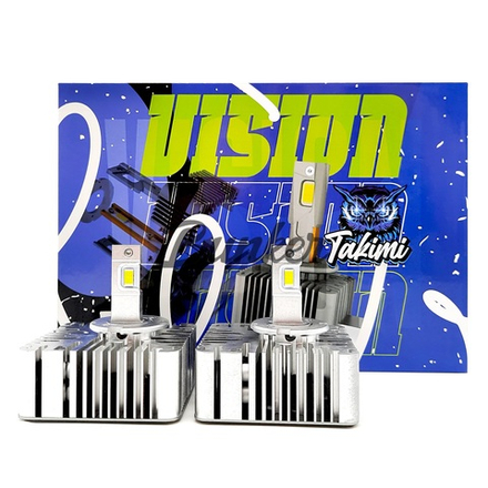 Светодиодные автомобильные LED лампы Takimi Vision D5S 6000К 12V