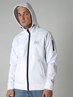 Ветровка худи софтшелл белая Город Горький