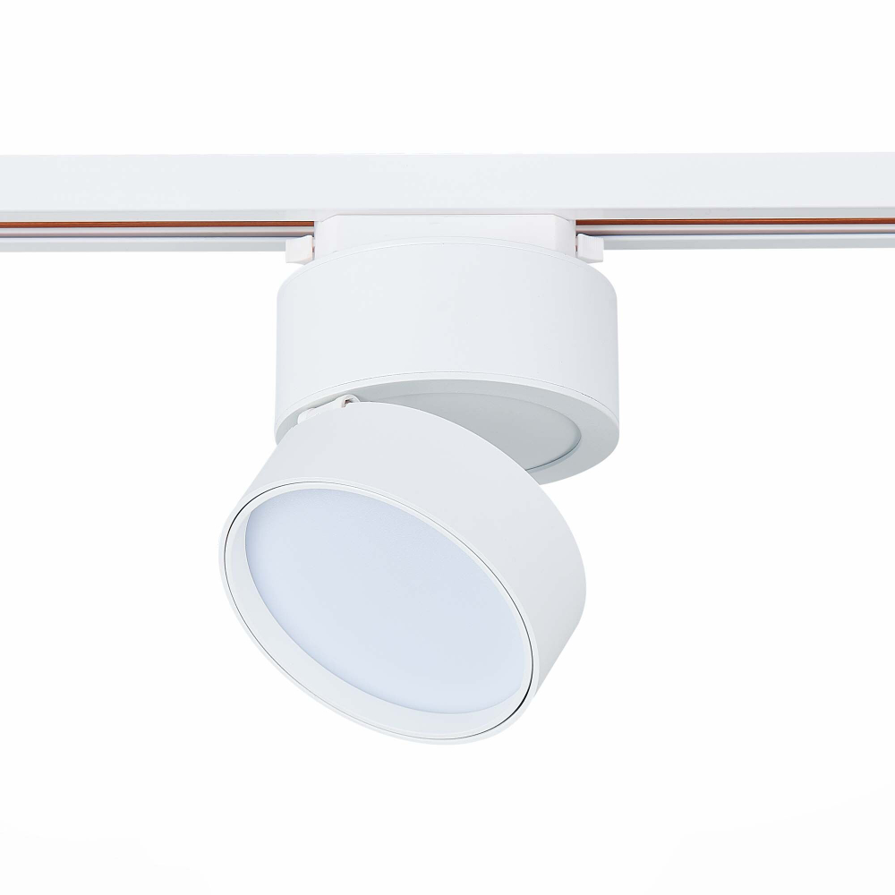 ST651.536.14 Св-к трек. Белый LED 1*14W 3000K 1 100Lm Ra&gt;90 120° IP20 D104xH128 170-240VV Однофазная трековая система