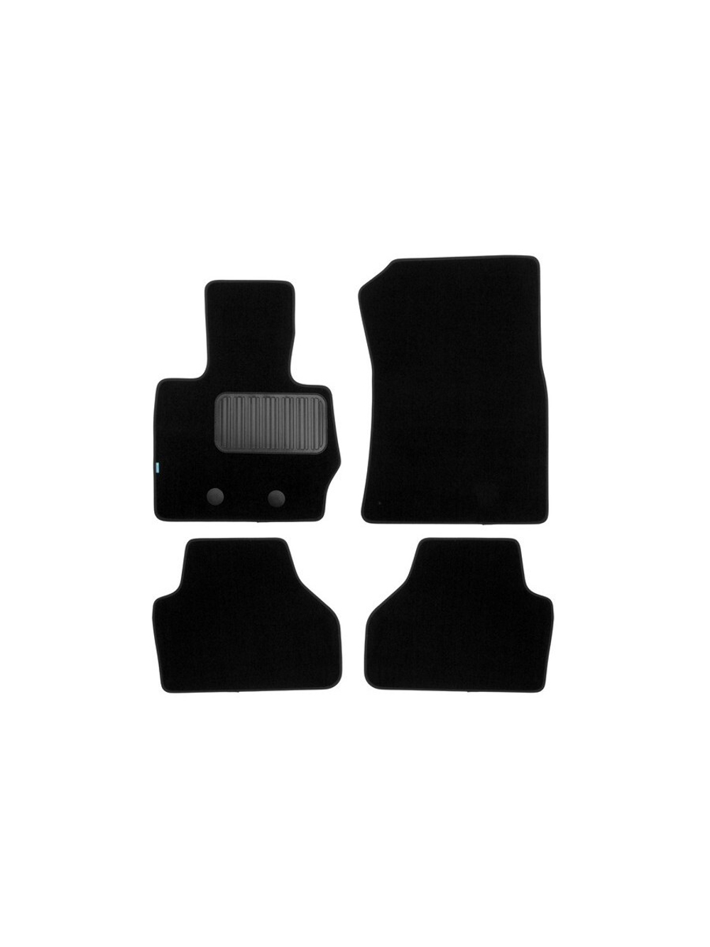 Коврики в салон для BMW X4 F26 4WD, 2014-2018, кроссовер, 4 шт. (текстиль) KLEVER03054122110KH