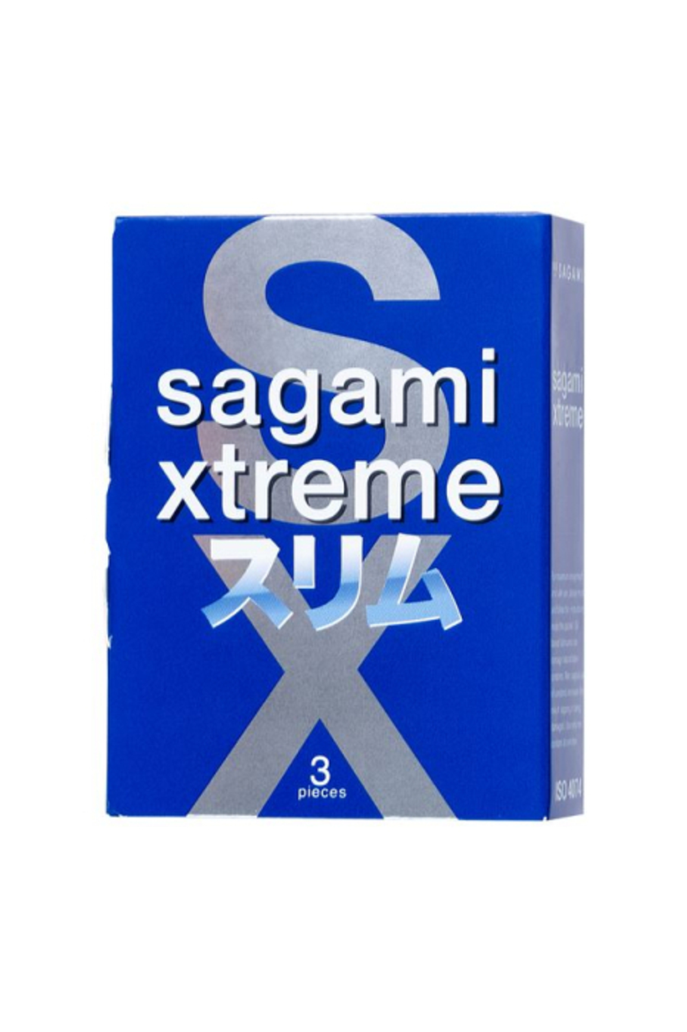 SAGAMI  Xtreme Feel Fit 3шт. Презервативы супер облегающие. латекс 0,06 мм