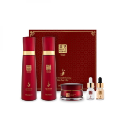 Deoproce Whee Hyang Skin Care 5 Set омолаживающий набор антивозрастных средств с женьшенем