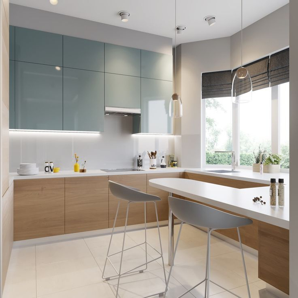 Примеры современных дизайнов кухонь из интернета