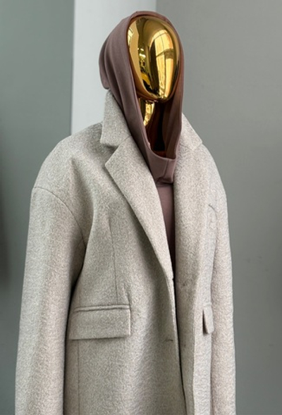 Жакет - полупальто / макадамия