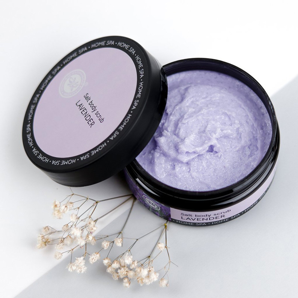 Home SPA Скраб соляной Лаванда 200 гр