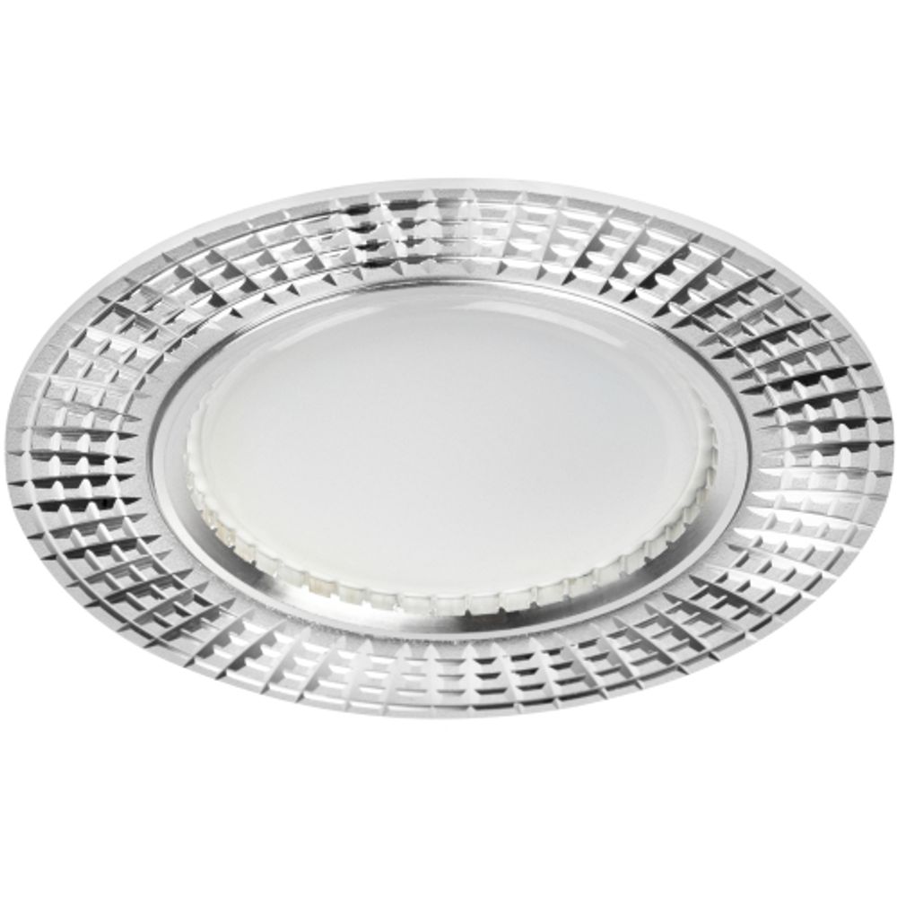 Светильник встраиваемый алюминиевый ЭРА KL32 AL/SL/1 под лампу MR16 GU5.3 белый | Алюминиевые встраиваемые светильники