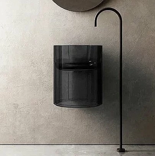 Раковина подвесная ABBER Kristall AT2704Onyx черная