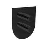 Встраиваемый термостатический смеситель для душа на 1 выход TZAR 342411SNM чёрный