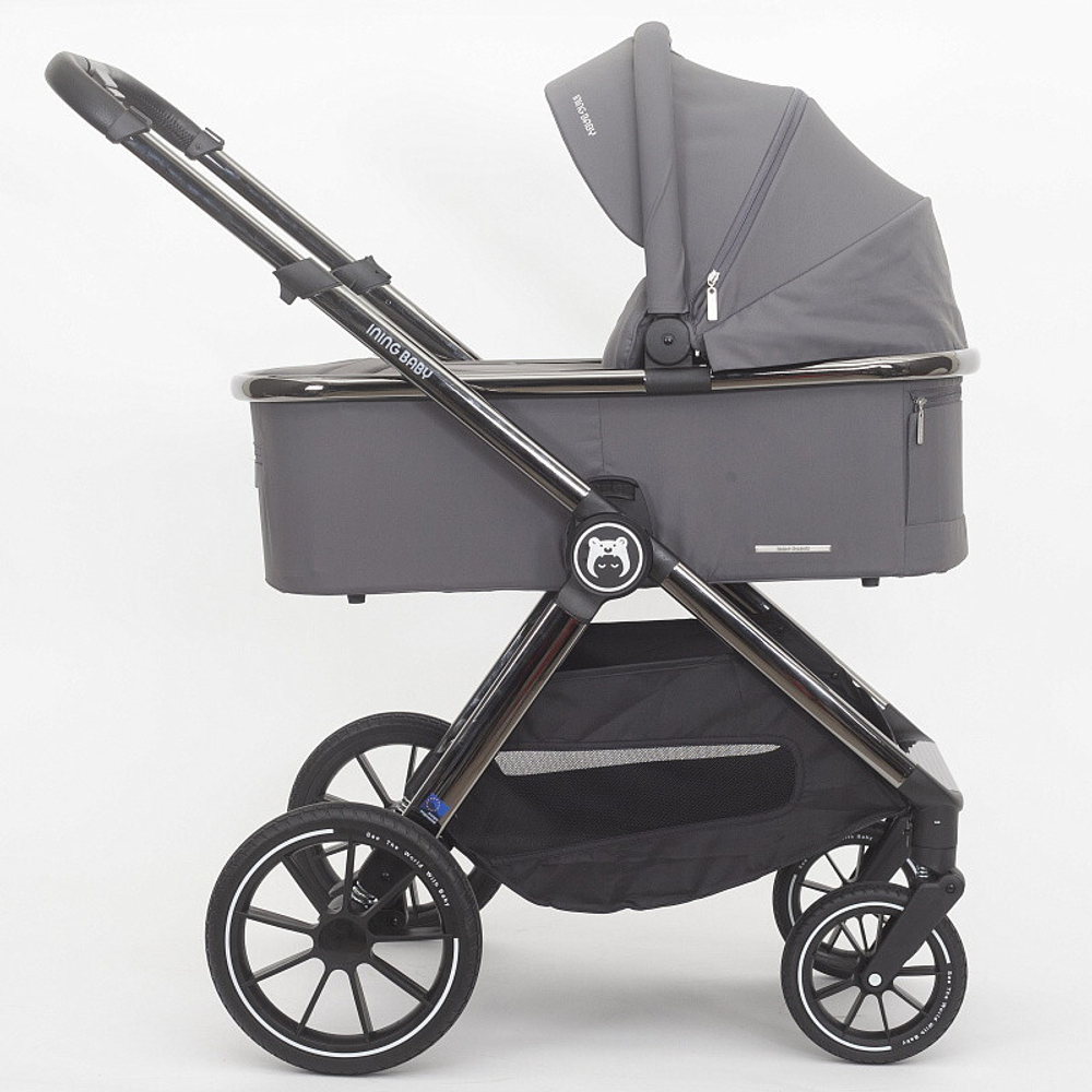 Детская коляска 2 в 1 Ining Baby KR 345 pro grey
