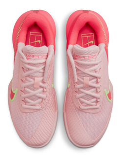 Женские Кроссовки теннисные Nike Zoom Vapor Pro 2 HC - pink bloom/adobe/hot punch/barely volt