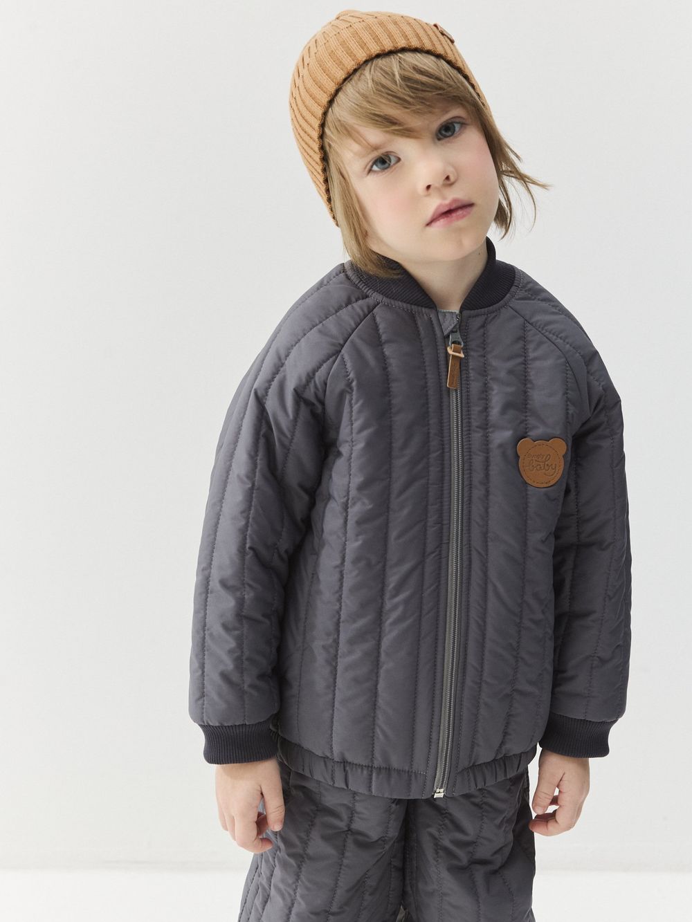 Костюм стеганый "Графит" с утеплителем 0+
