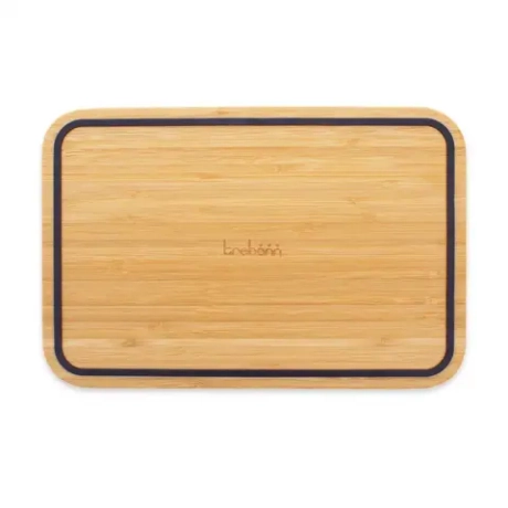 Набор кухонный 6 предметов: 4 ножа в подставке + доска разделочная 30х20см