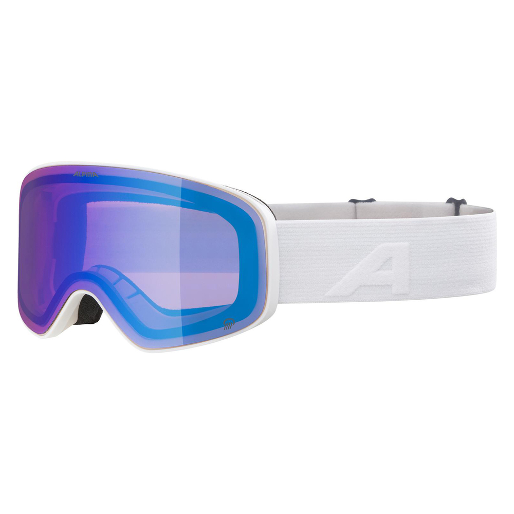 2025 Маска ALPINA Ladis S Q(M) White Matt/Q Blue кат. 2