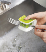 Щетка для столовых приборов и ножей bladebrush, зеленая