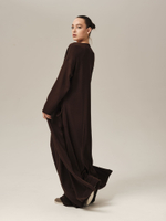 C0385-03 т.коричневый L-XL/164 Кардиган dbr
