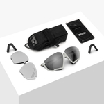 Спортивные очки c диоптриями Scicon Aerojet Titanium Sunglasses Metal White Multi Mirror Silver + Rain Clear Lenses