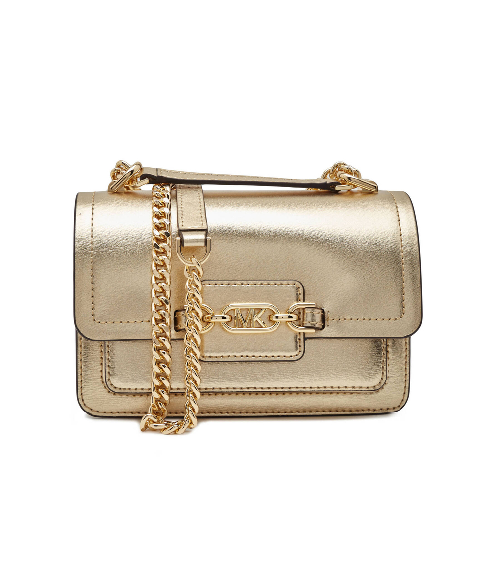 Кожаная сумка-мессенджер Michael Kors - золотой(32R3G7HC0L)