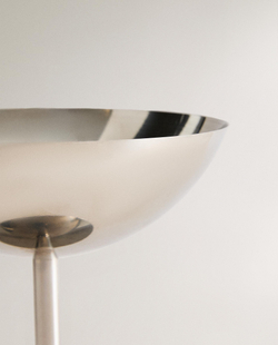 Zara Home бокал из нержавеющей стали, цвет серебристый, 12.8 см
