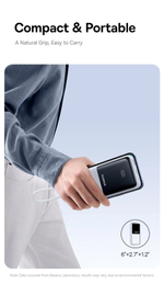 Портативный аккумулятор Baseus, 20000mAh, с цифровым дисплеем, черный