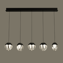 Подвесной светильник MD24001033-5B black/clear