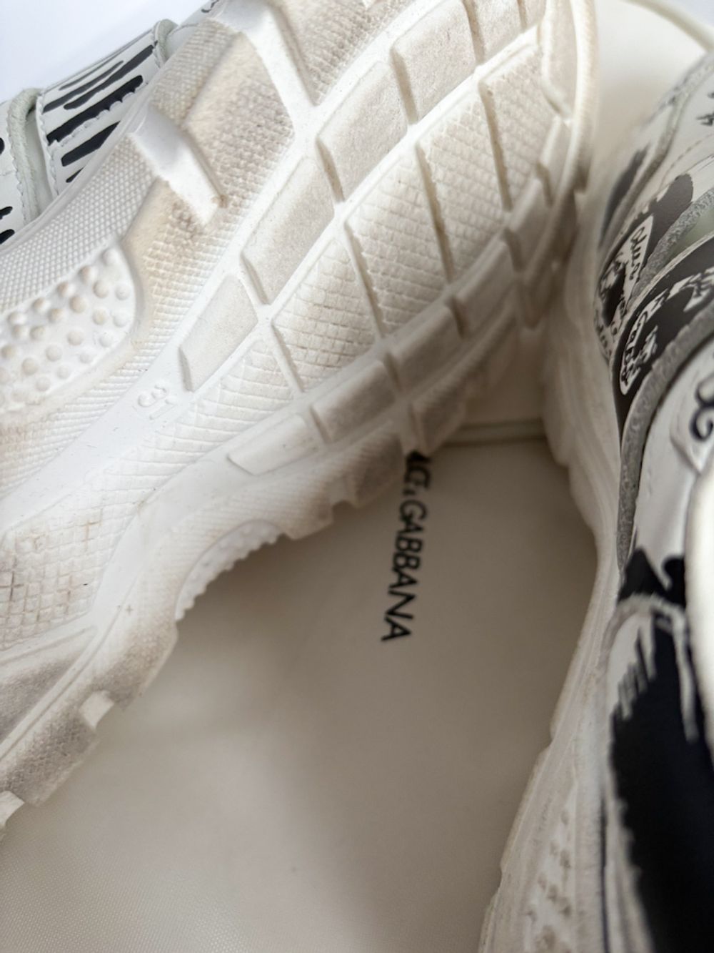 Кожаные кроссовки Dolce & Gabbana, 31