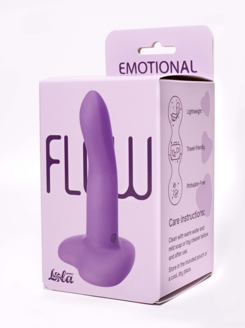 Нереалистичный дилдо Emotional Purple