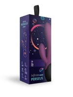 Нагреваемый вибратор с клиторальным отростком Perseus, цвет сливовый