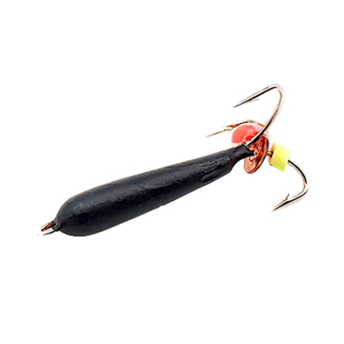 Мормышка вольфрам Wormix37 Чёртик Высокий d-2.0мм 0.5г (154) 1шт Черный