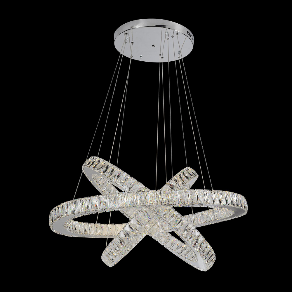 Eletto Olimpia EL330P90.1 LED Люстра хрустальная с пультом Хром