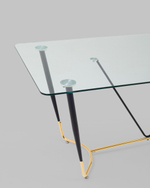 Стол обеденный Даймакс 180*90 прозрачный