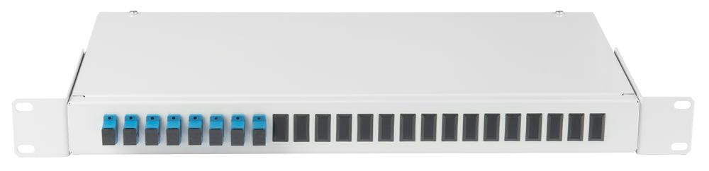 Кросс оптический стоечный  NikoMax NMF-RP08SCUS2-WS-ES-1U-GY