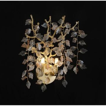 Бра 2*G9 OML-52801-02 золото/прозрачный Cavriglia Omnilux