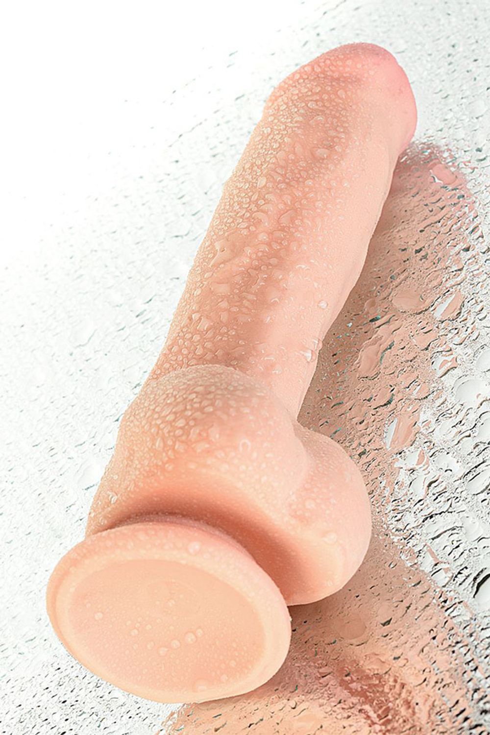 Телесный реалистичный вибратор-ротатор 24см ToyFa RealStick Elite Ulric 985003-1