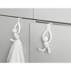 Набор надверных крючков buddy, белый, 2 шт.