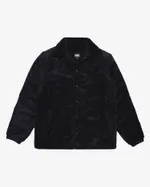 Куртка коуч Hook Вельвет утеплитель 150 Черная