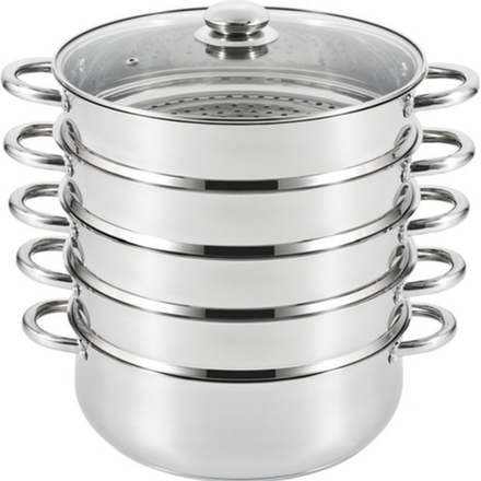 Мантоварка из нержавеющей стали MR 5-слоев 38 см