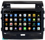 Магнитола для Toyota Land Cruiser 200 2007-2015 (экран климата внизу) - Parafar PF381XHD на Android 13, 8-ядер, 4Гб+64Гб, CarPlay, 4G SIM-слот