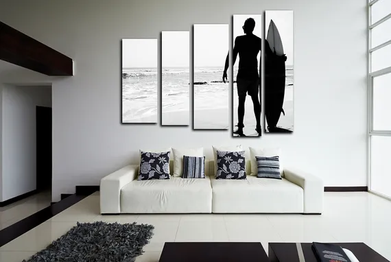 Модульная картина "Сёрфинг"