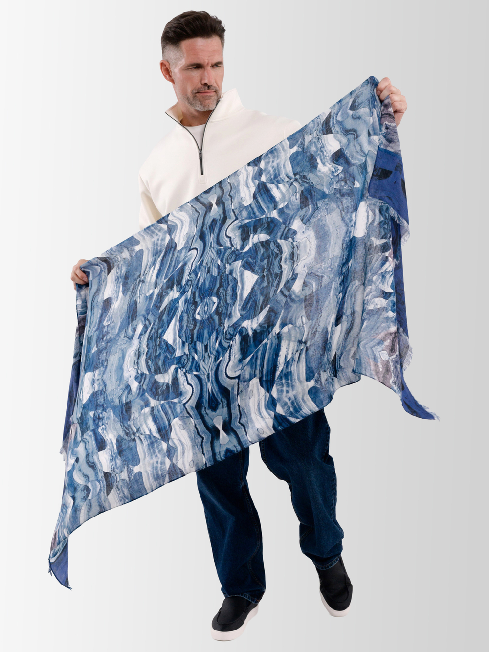 Шарф/ Палантин «Уральский хребет»