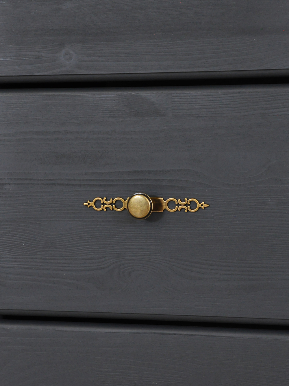 Комод деревянный Сюзанна, серый