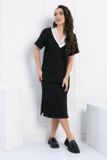 Платье Свобода движения (черное) П12999-7М LT Collection